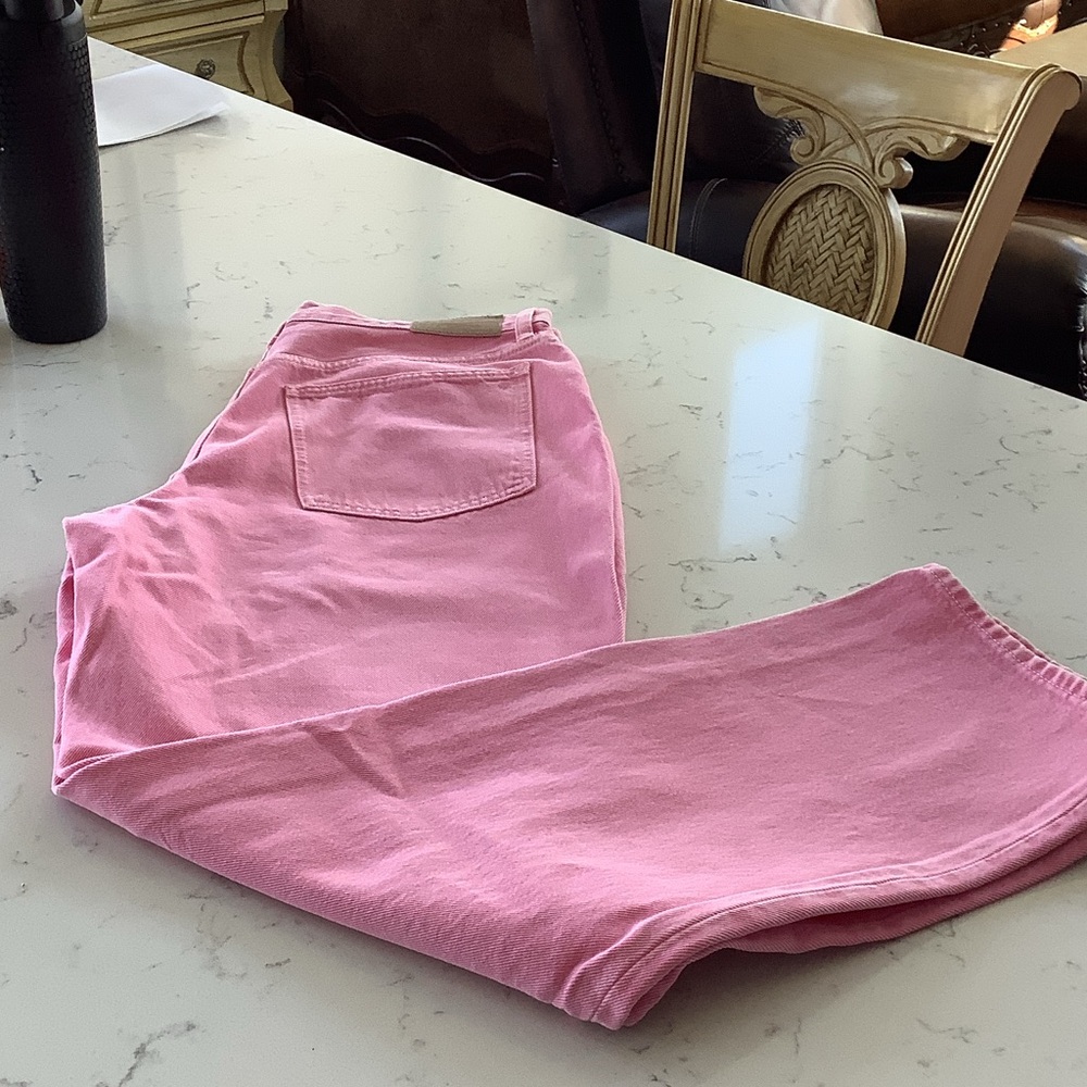 Madewell High-Rise Jeans in Pink